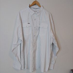 Poncho The Concho Stripe Pearl Snap Regular Fit Longsleeve Western Shirt 3XL